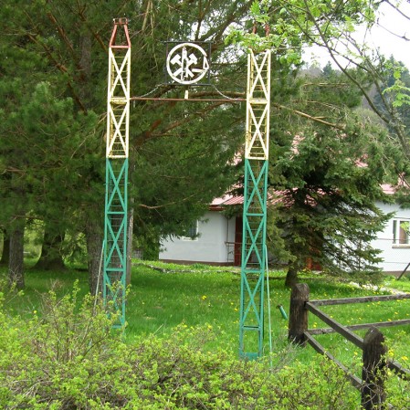 The mine in Ropienka, commemorating the history of the oil industry.