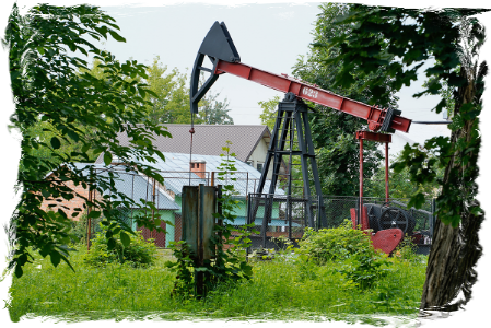Копальня нафти у Бориславі.4